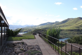 Katse Lodge - view from the veranda