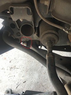 Left lower control arm