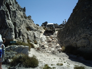 Anthony doing the gutter at Matroosberg