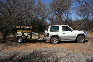 The Beast towing the house!