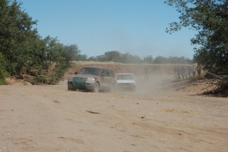 Locals were stuck in the river for 2 days before we came past, they were tired, thirsty and hungry, towed out and sent them on their way