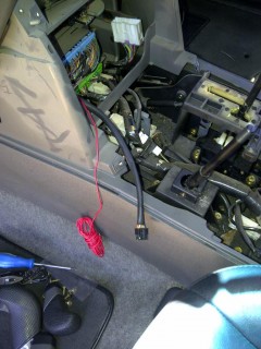 11. Cente console stripped with EMS loom visable.jpg