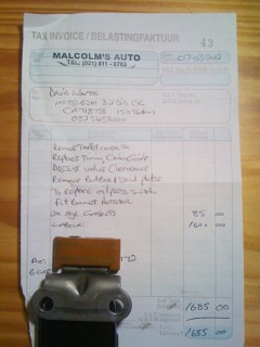 Top chain guide and invoice_reduced.JPG