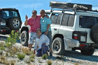 Taking a quick deserved break, before tackling the next obstacle...