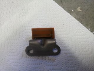 Crack on chain guide at right hand end