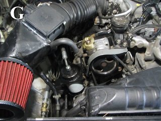 See new air filter, old one did not fit in