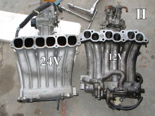 Intake manifolds, can you spot the difference?