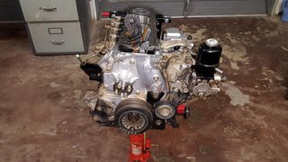 20151006_182847 (Medium).jpg (214.02 KiB) Viewed 2991 times New water pump fitted & (vacuum pump & Power steering pump fitted too)