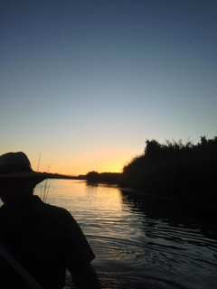 sunrise on the river