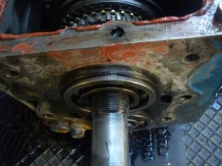 loose bearing on main shaft