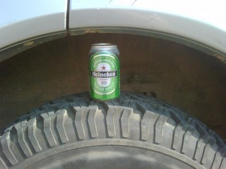 Rear Beer Can Measurement method :-)