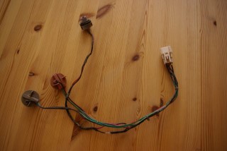 Wiring for the left unit with original plug