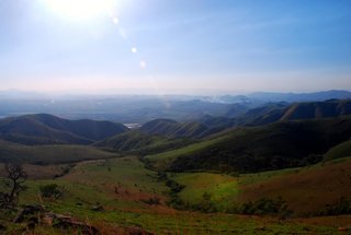 Rolling hills...