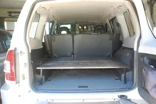 Fitted. Note wider legs for maximum space and easy bolting.
