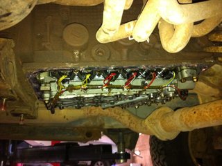 valve body with solenoids