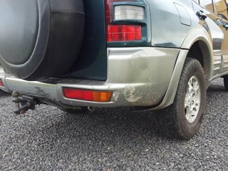 Right rear bumper