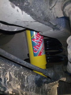 rear suspension and spring