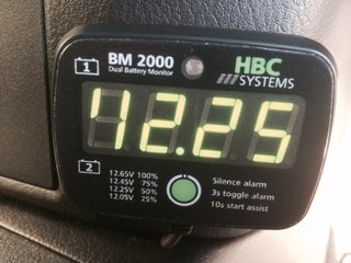 New battery voltage monitor from Hazard.