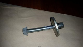 Bolt with Nut that pulled through the chassis