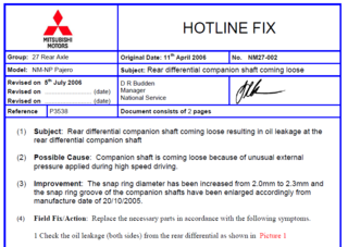 Hotline fix NM27-002