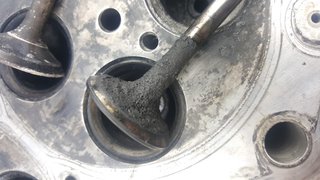 ERG gunk on intake valve stem