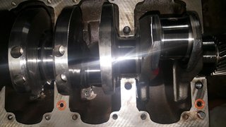New &quot;O&quot; rings fitted to oil gallery between block &amp; sub block cradle