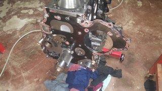 Mock-up fitting of front timing plate