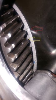 Moved one tooth when fitted