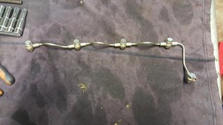 Leak off rail