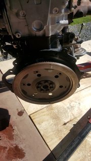 Adapter &amp; flex plate fitted