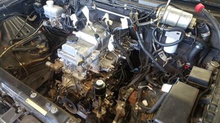 Engine dropped in